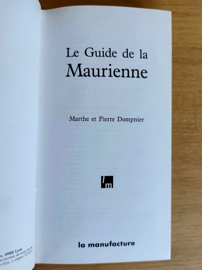 Le Guide de la Maurienne