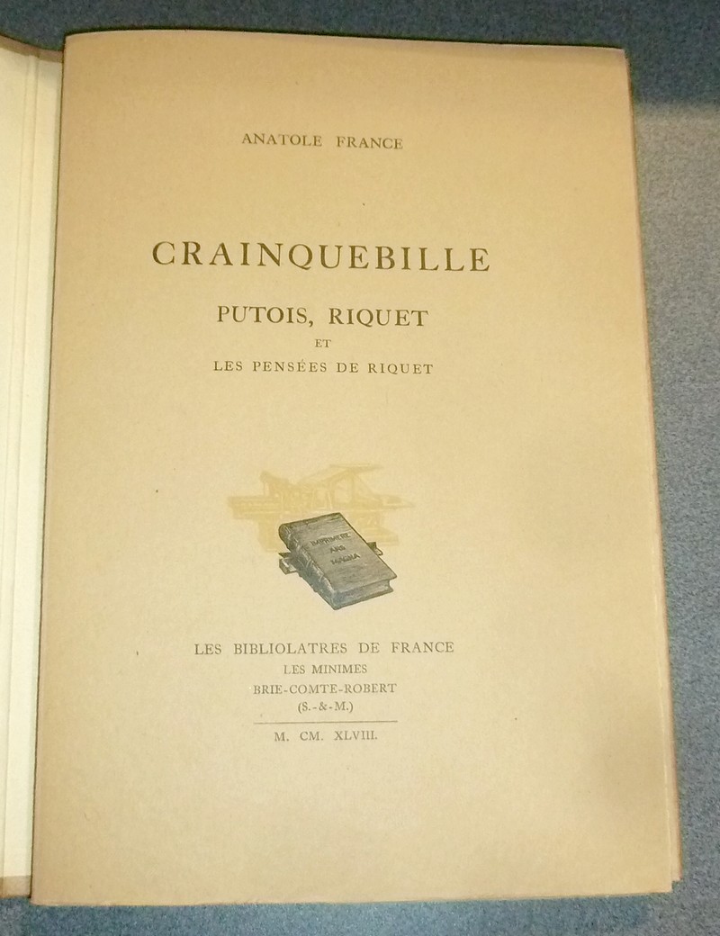 Crainquebille Putois, Riquet et les pensées de Riquet