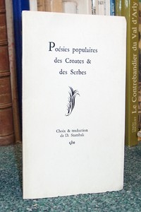 Poésies populaires des Croates & des Serbes