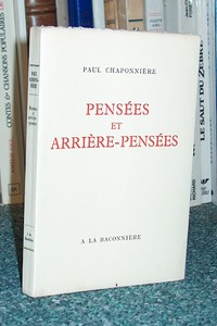 Pensées et arrière-pensées