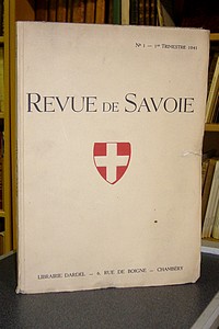 01 - Revue de Savoie n° 1, 1er trimestre 1941