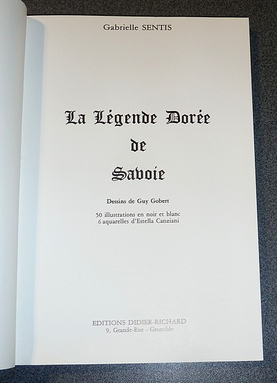 La Légende Dorée de Savoie