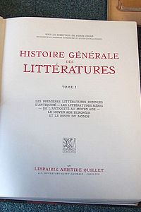 Histoire générale des littératures (complet et relié en 3 forts volumes)