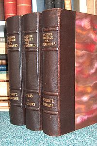 livre ancien - Histoire générale des littératures (complet et relié en 3 forts volumes) - Gioan Pierre