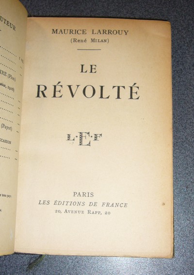 Le révolté