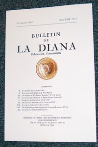 Bulletin de la Diana Tome LXIII n° 2 - 2004 - Diana (La)