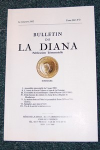 Bulletin de la Diana Tome LXI n° 2 - 2002 - Diana (La)