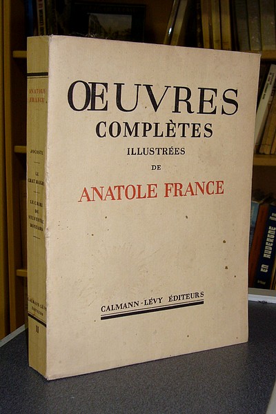 livre ancien - Jocaste et le chat maigre - Le crime de Sylvestre Bonnard - France, Anatole