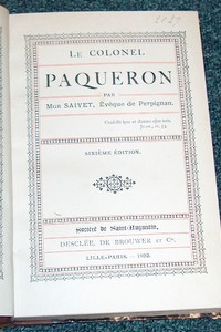 Le Colonel Paqueron