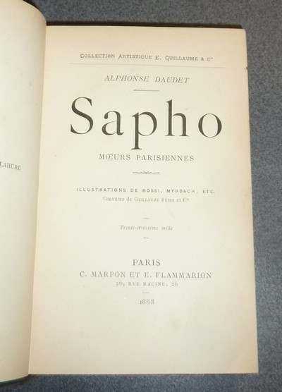 Sapho. Moeurs parisennes