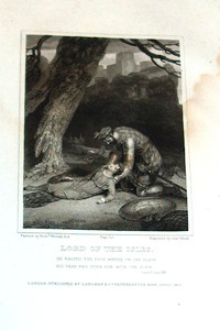 Westall's illustrations of the « Lord of the isles »