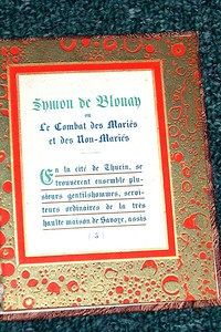 Symon de Blonay ou le combat des mariés et des non-mariés