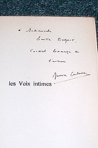 Les voix intimes. Poésies