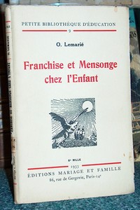 Franchise et mensonge chez l'enfant