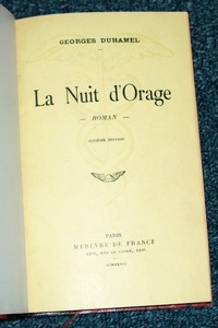 La nuit d'orage