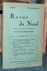 Revue du Nord. N° 186, juillet-septembre 1965