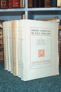 livre ancien - Poésies complètes (en 6 volumes) - Verlaine Paul
