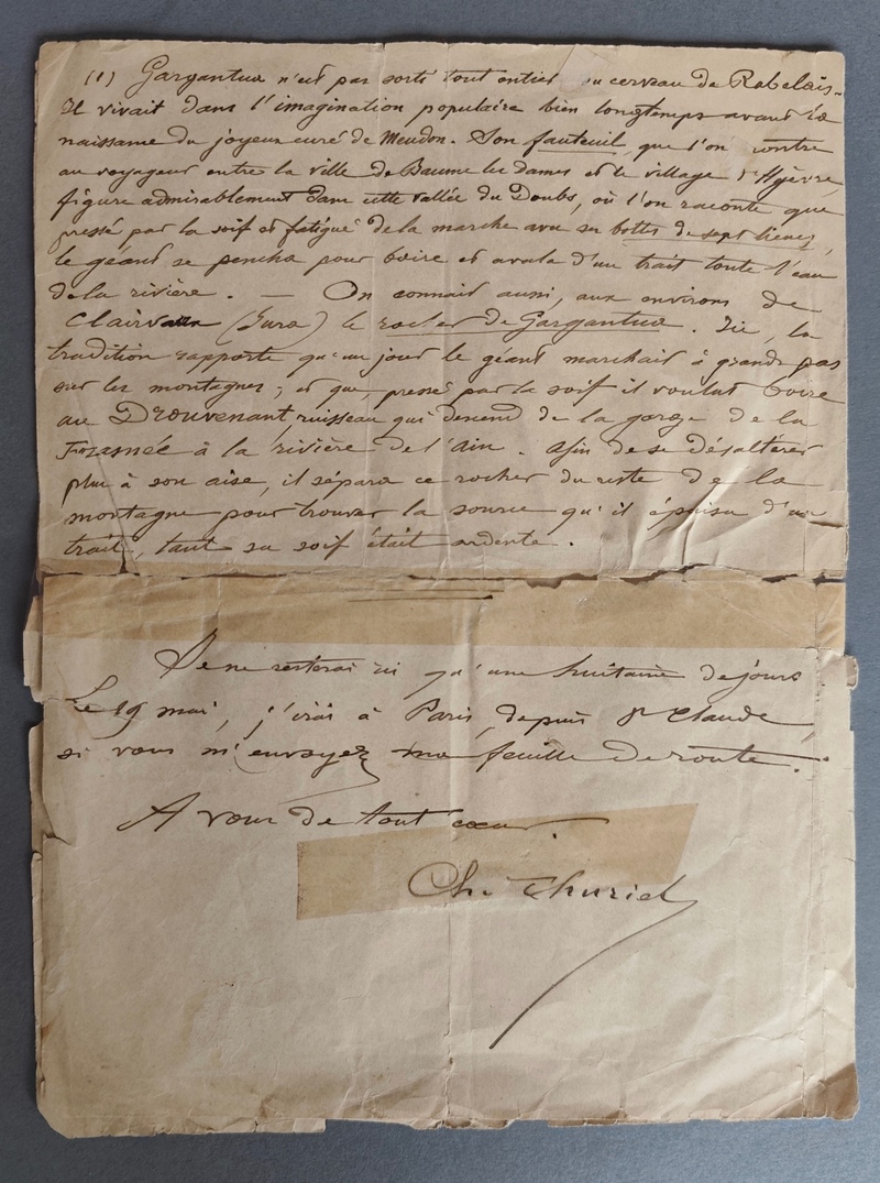 Le Prince et la Bergère (manuscrit)